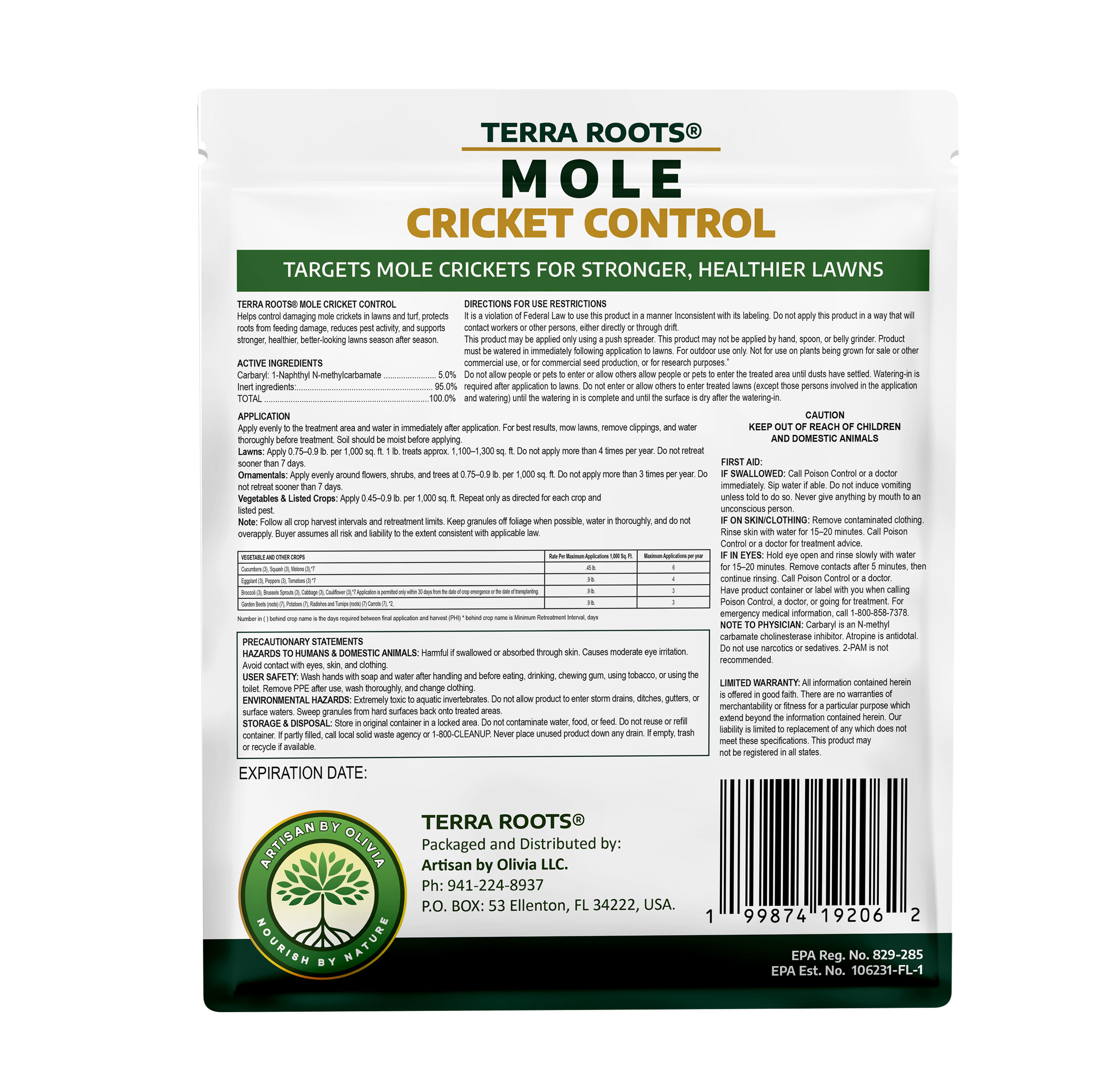 TERRA ROOTS® | MOLE CRICKET CONTROL - Image 2